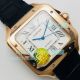 GB Factory Santos de Cartier Replica Watch White Dial Rose Gold Case (4)_th.jpg